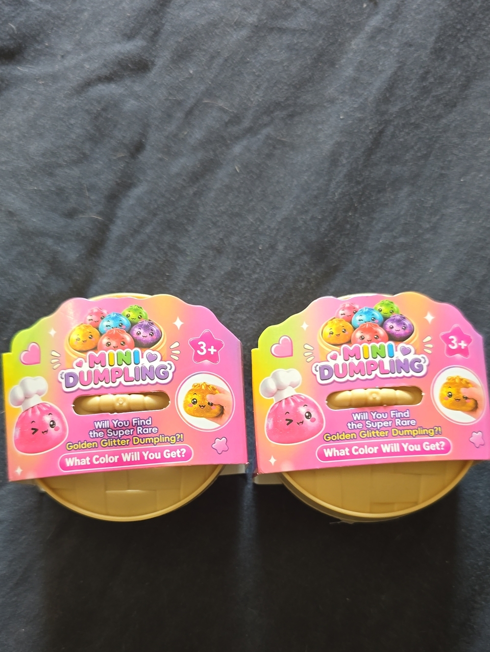 2 Mini Dumpling Surprise Collectible Toy - Pink & Yellow Packaging